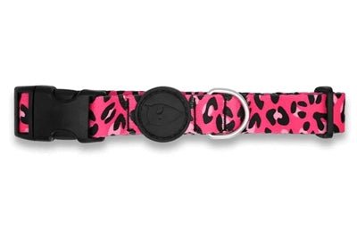 Morso Halsband Hond Gerecycled Bubble Leo Roze - Best4pets.nl