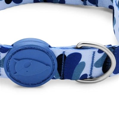 Morso Halsband Hond Gerecycled Splash Blauw - Best4pets.nl