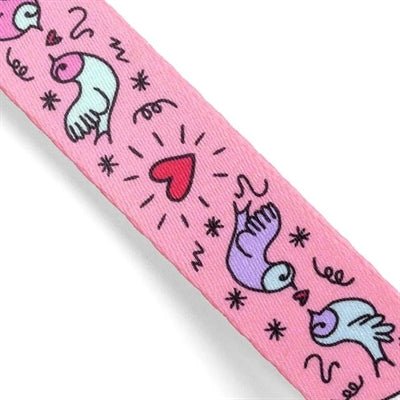 Morso Halsband Hond Gerecycled Sweet Tweet Roze - Best4pets.nl