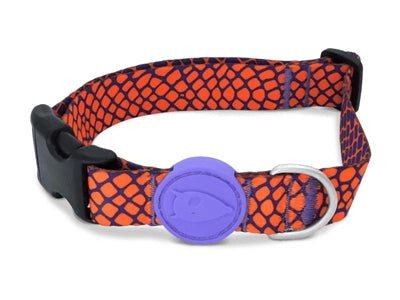 Morso Halsband Hond Gerecycled Urban Lizard Rood - Best4pets.nl