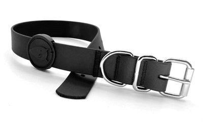 Morso Halsband Hond Waterproof Gerecycled Black Zwart - Best4pets.nl