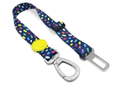 Morso Honden Autogordel Gerecycled Color Invaders Paars - Best4pets.nl