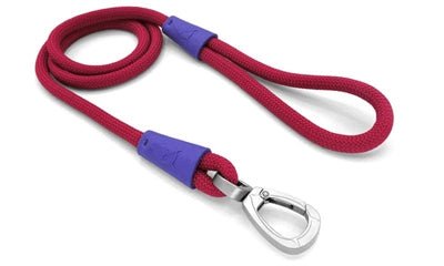 Morso Hondenriem Regular Rope Gerecycled Red Velvet Rood - Best4pets.nl