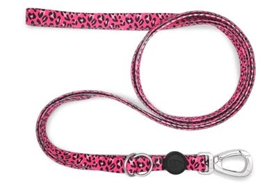 Morso Hondenriem Verstelbaar Gerecycled Bubble Leo Roze - Best4pets.nl