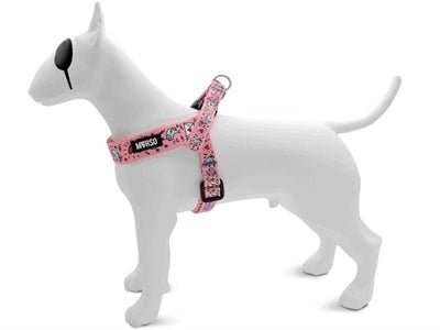 Morso Mini Hondentuig Verstelbaar Gerecycled Sweet Tweet Roze - Best4pets.nl