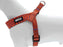 Morso Mini Hondentuig Verstelbaar Gerecycled Urban Lizard Rood - Best4pets.nl