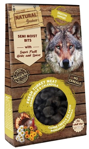 Natural Greatness Digestive Support Semi Moist Bits 150 GR - Best4pets.nl