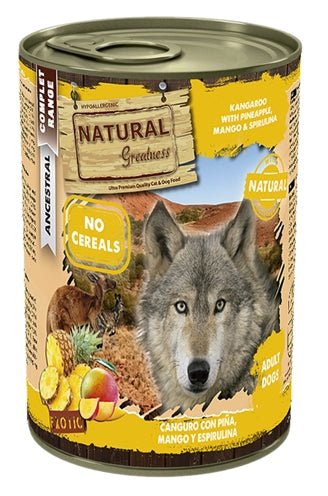 Natural Greatness Kangaroo / Pineapple 400 GR - Best4pets.nl