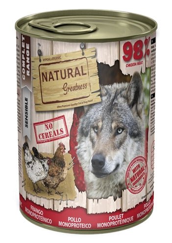 Natural Greatness Monoproteic Chicken Recipe 400 GR - Best4pets.nl