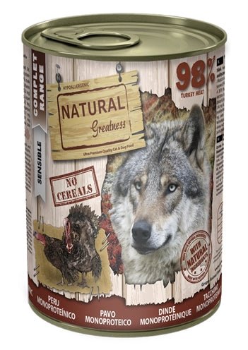 Natural Greatness Monoproteic Turkey Recipe 400 GR - Best4pets.nl