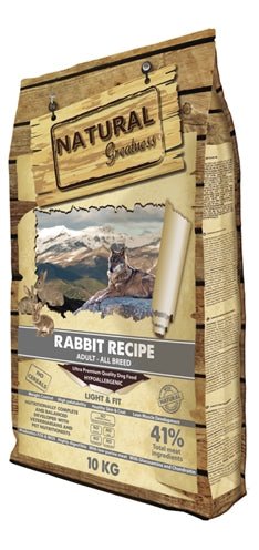 Natural Greatness Rabbit Light & Fit Recipe - Best4pets.nl