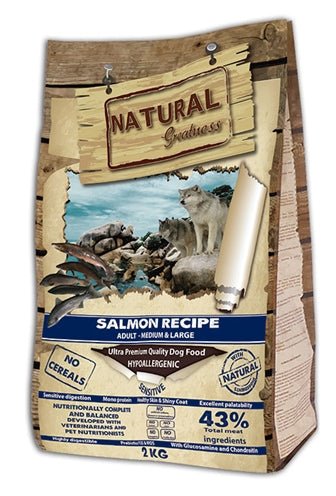 Natural Greatness Salmon Sensitive Medium - Best4pets.nl