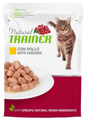 Natural Trainer Cat Adult Chicken Pouch 12X85 GR - Best4pets.nl