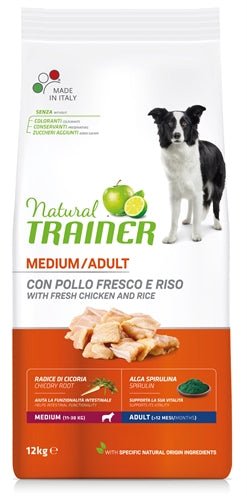 Natural Trainer Dog Adult Medium Chicken / Rice - Best4pets.nl