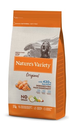 Natures Variety Original Adult Medium / Maxi Salmon No Grain - Best4pets.nl