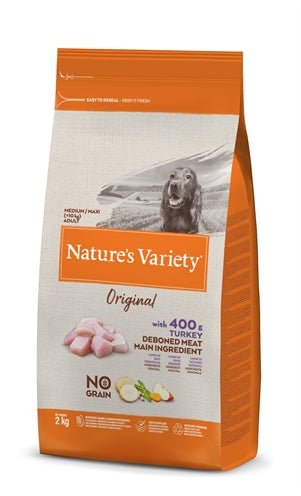 Natures Variety Original Adult Medium / Maxi Turkey No Grain - Best4pets.nl