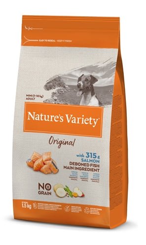 Natures Variety Original Adult Mini Salmon No Grain - Best4pets.nl