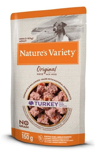 Natures Variety Original Mini Turkey 8X150 GR - Best4pets.nl