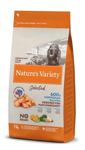 Natures Variety Selected Adult Medium Norwegian Salmon - Best4pets.nl