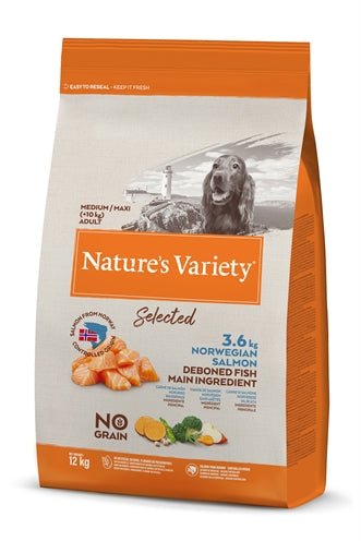 Natures Variety Selected Adult Medium Norwegian Salmon - Best4pets.nl