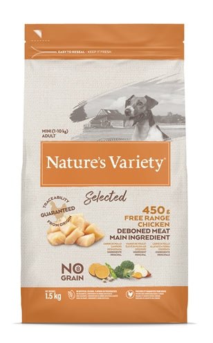 Natures Variety Selected Adult Mini Free Range Chicken - Best4pets.nl