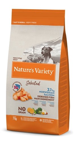 Natures Variety Selected Adult Mini Norwegian Salmon - Best4pets.nl