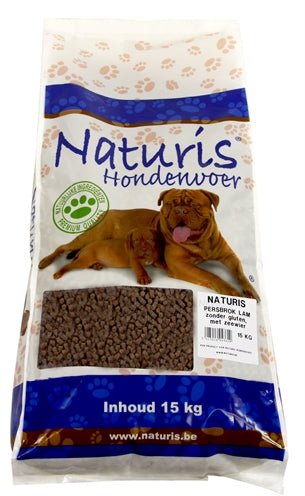 Naturis Brok Geperst Lam 15 KG - Best4pets.nl