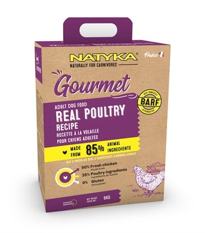 Natyka Gourmet Adult Poultry 9 KG - Best4pets.nl