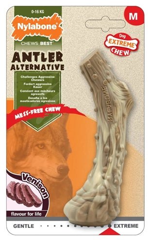 Nylabone Extreme Chew Antler Bone Hertsmaak - Best4pets.nl