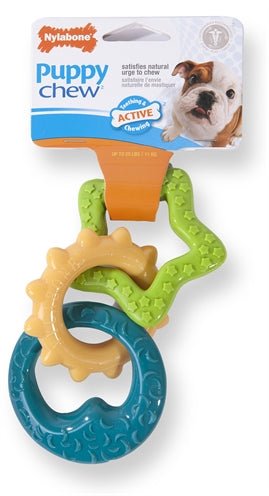 Nylabone Puppy Chew Bijtringen TOT 11 KG - Best4pets.nl