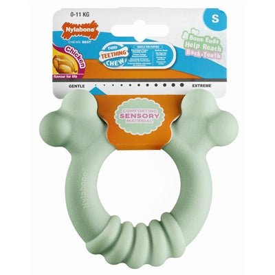 Nylabone Puppy Tactile Ring Kipsmaak - Best4pets.nl