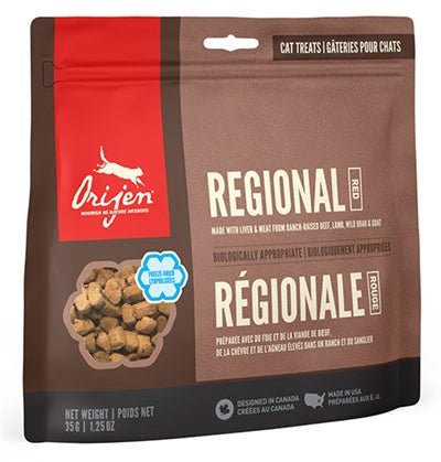 Orijen Gevriesdroogd Kattensnoepjes Regionals Red 35 GR - Best4pets.nl