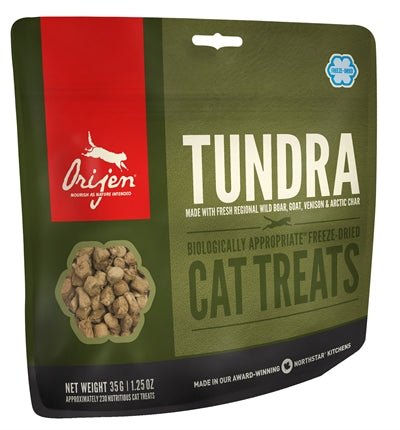 Orijen Gevriesdroogd Kattensnoepjes Tundra 35 GR - Best4pets.nl