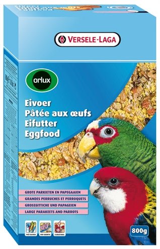 Orlux Eivoer Droog Grote Parkiet/Papegaai 800 GR - Best4pets.nl