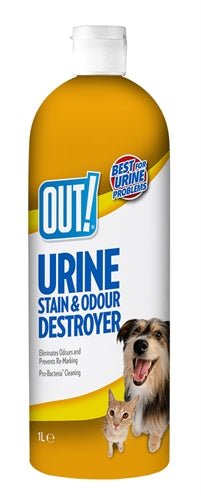 Out! Urine Destroyer 1 LTR - Best4pets.nl