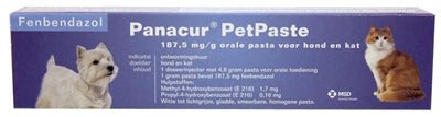 Panacur Pet Pasta Injector 5 GR - Best4pets.nl