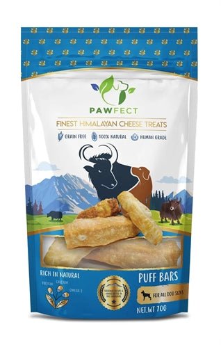 Pawfect Chew Yak Kaas Puff Bars - Best4pets.nl