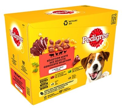 Pedigree Multipack Maaltijdzakjes Favourites In Gelei - Best4pets.nl