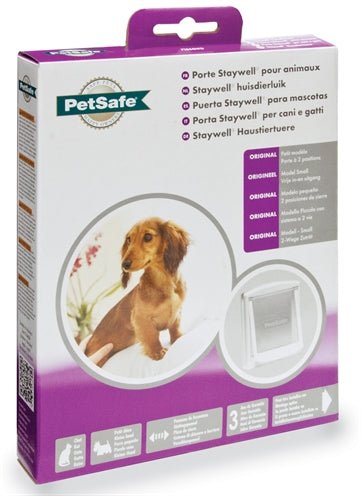 Petsafe Kattenluik Small Wit/Transparant 715 - Best4pets.nl