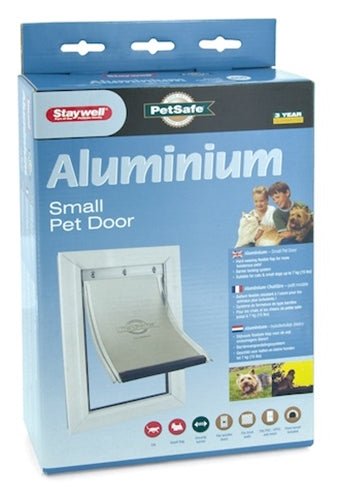 Petsafe Kattenluik Tot 7 Kg Aluminium Wit 600 - Best4pets.nl