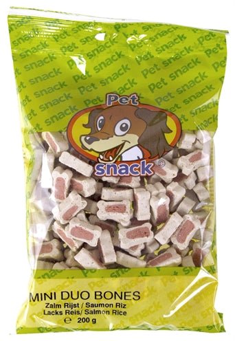 Petsnack Botjes Duo Zalm/Rijst 200 GR (14 stuks) - Best4pets.nl