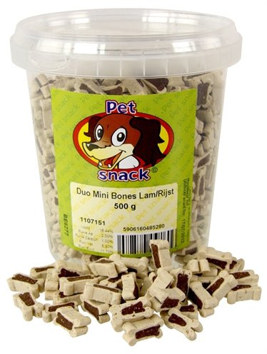 Petsnack Botjes Mini Duo Lam/Rijst - Best4pets.nl