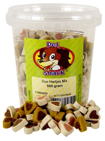 Petsnack Duo Hartjes Mix 500 GR - Best4pets.nl