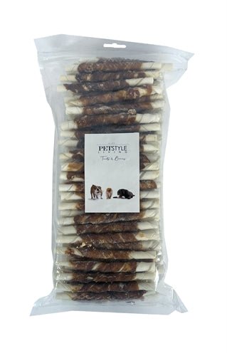 Petstyle Living Gedraaide Stick Met Eend - Best4pets.nl