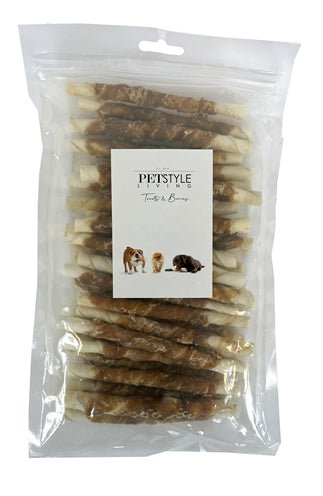 Petstyle Living Gedraaide Stick Met Eend - Best4pets.nl