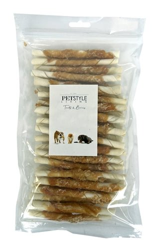 Petstyle Living Gedraaide Stick Met Kip - Best4pets.nl