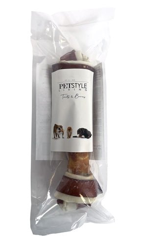 Petstyle Living Geknoopt Bot Multicolor Met Kip - Best4pets.nl