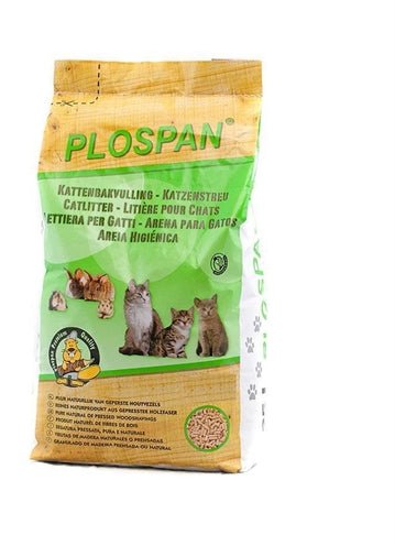 Plospan Houtkorrel 20 LTR 11 KG - Best4pets.nl