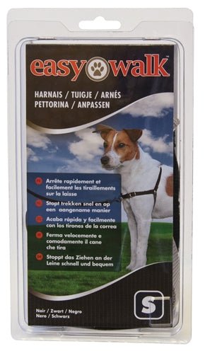 Premier Easy Walk Anti - Trek Tuig Zwart - Best4pets.nl