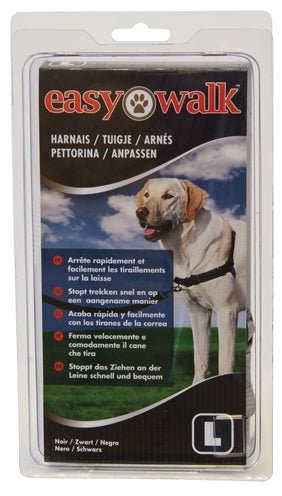 Premier Easy Walk Anti - Trek Tuig Zwart - Best4pets.nl